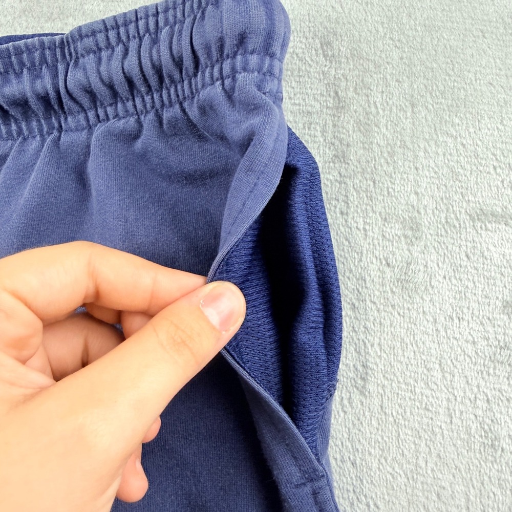 Kappa Women's Small Active Shorts Blue Mesh Trim Logo - Picture 12 of 13